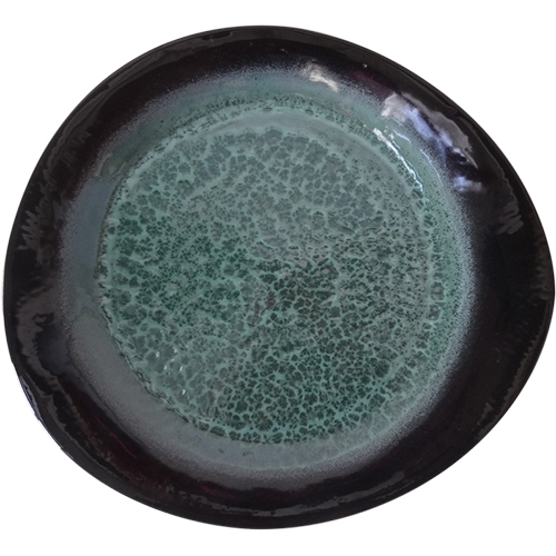 Тарелка pietra grande Хорекс Verde Notte 32х29см